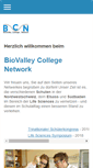 Mobile Screenshot of biovalley-college.net