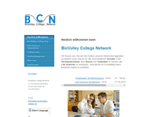 Tablet Screenshot of biovalley-college.net